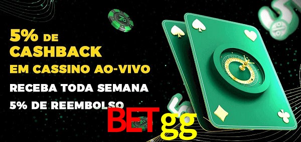 Promoções do cassino ao Vivo betgg